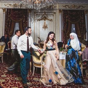 💍 Gorgeous Engagement Party Silk dress